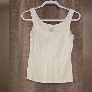 White House Black Market Ivory Tank Top